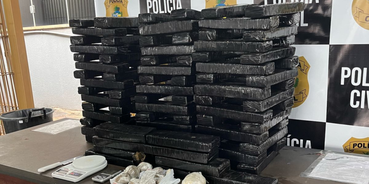 PCGO prende sete pessoas por tráfico interestadual de drogas em Mato Grosso do Sul e Goiás