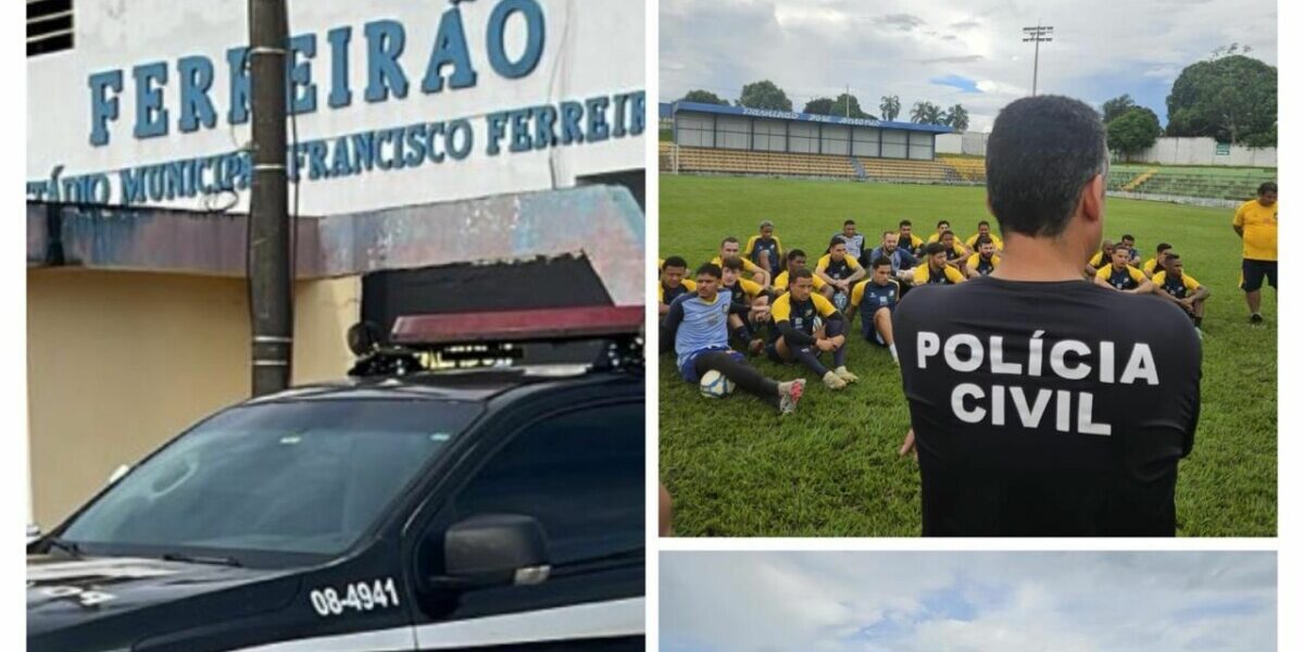 PCGO visita Iporá Esporte Clube e orienta a como evitar fraudes em apostas esportivas
