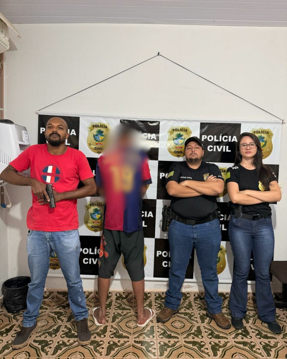 PCGO prende homem em flagrante por furto e injúria racial