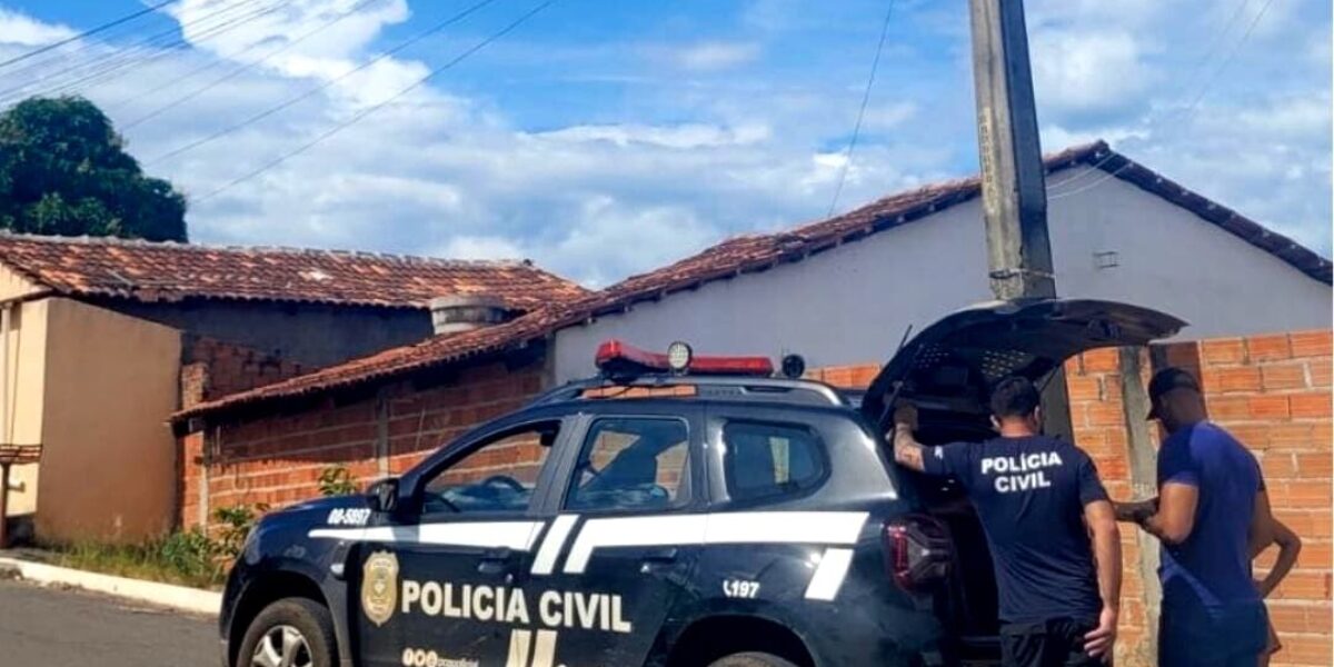 Filho é preso por agressões contra a mãe, em Minaçu
