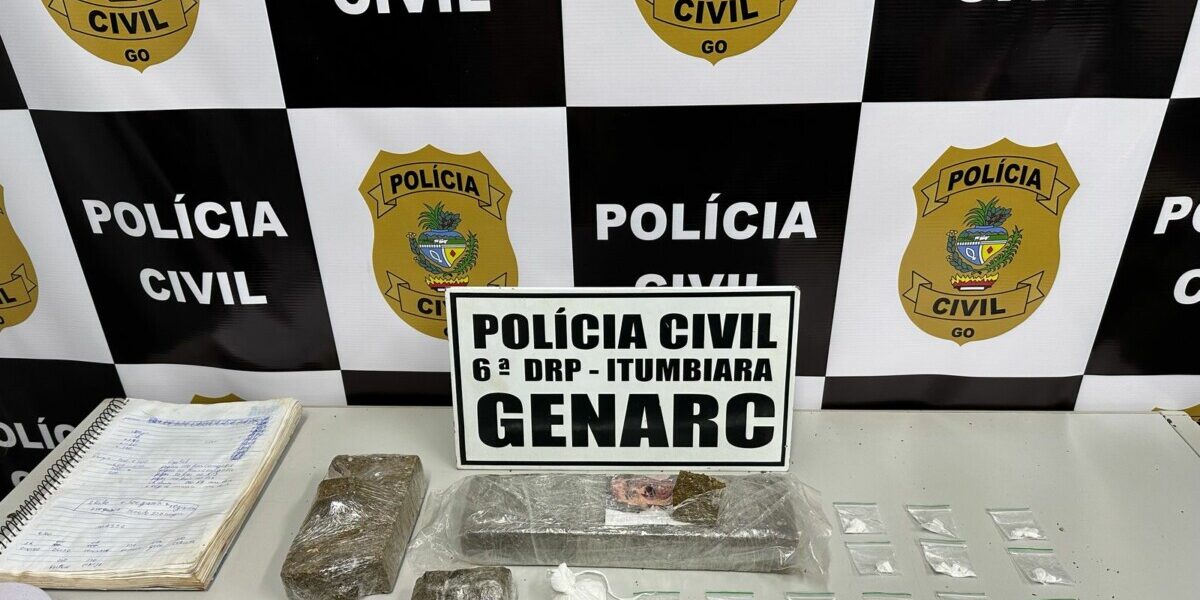 PCGO prende suspeitos em flagrante de tráfico de drogas em Itumbiara
