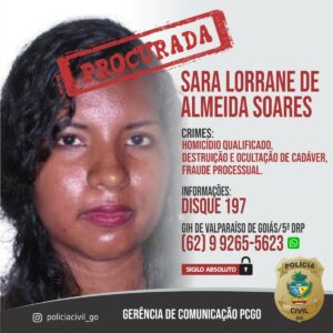 Polícia Civil procura sobrinha e seu companheiro suspeitos de matar mulher conhecida como “tia das flores”, em Valparaíso