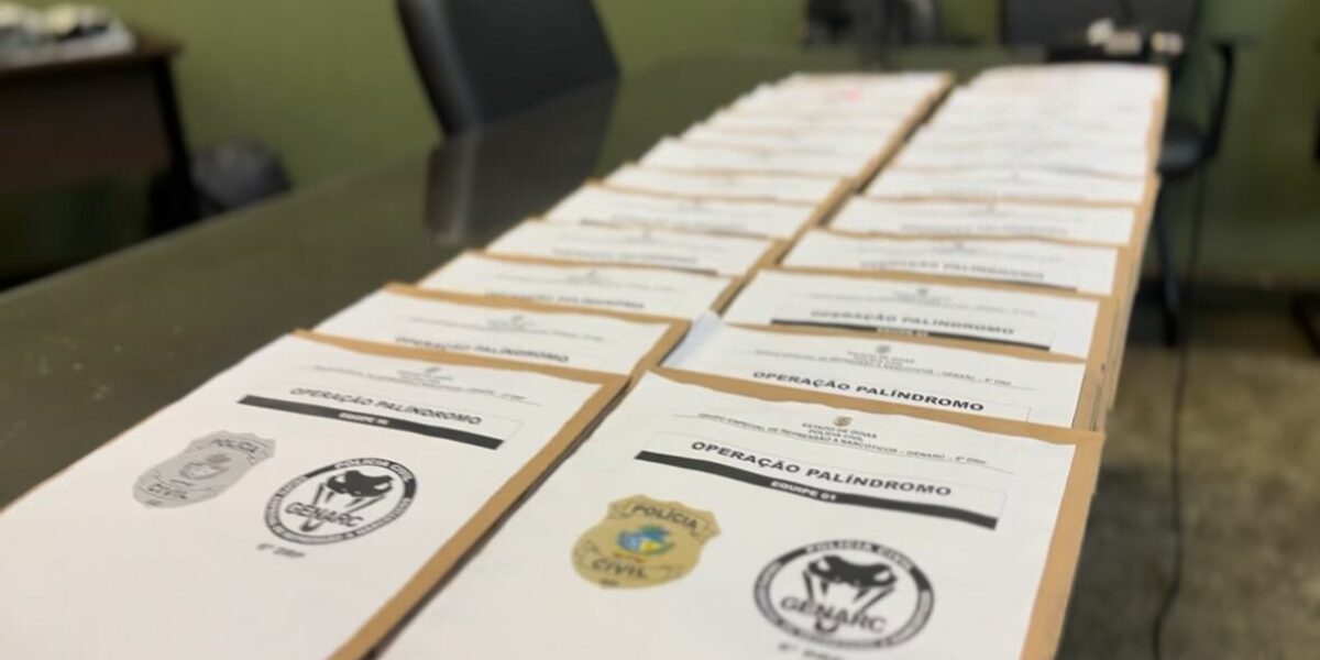 ‘Operação Palíndromo’: PCGO cumpre 111 medidas judiciais contra o crime organizado
