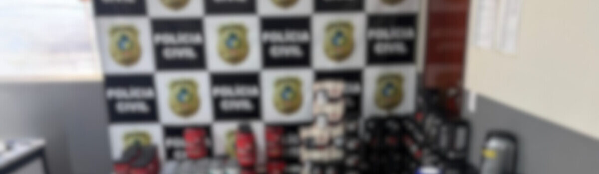 ‘Drop Set’: PCGO apreende R$ 45 mil em suplementos obtidos de forma fraudulenta em Catalão