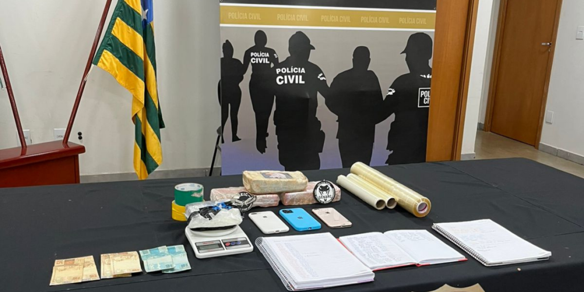 PCGO e PCDF prendem mulher em flagrante por tráfico de drogas e apreende mais de R$ 200 mil em entorpecentes