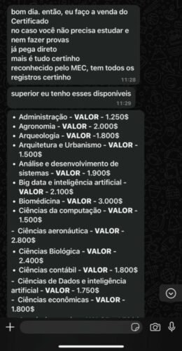 PCGO prende homem por venda de diplomas falsos de medicina, direito e outros cursos em Goiânia