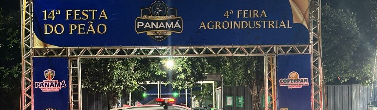 PCGO realiza ação policial em festa municipal de Panamá