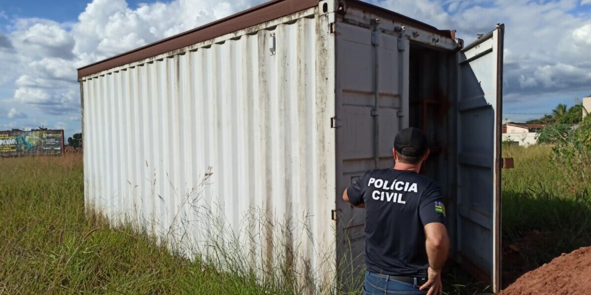 PCGO recupera contêiner furtado avaliado em R$ 50 mil em Senador Canedo
