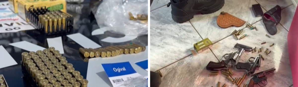 ‘Armamentarium’: PCGO prende pai e filho por posse de arsenal de armas de fogo em Caiapônia