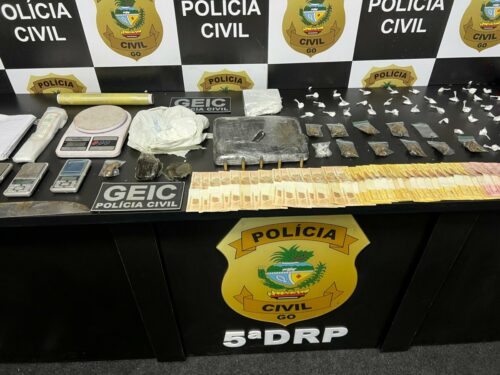 Operação Narke: PCGO desarticula ponto de tráfico de drogas que funcionava perto de escola em Valparaíso