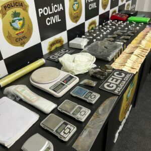 Operação Narke: PCGO desarticula ponto de tráfico de drogas que funcionava perto de escola em Valparaíso