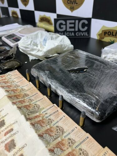 Operação Narke: PCGO desarticula ponto de tráfico de drogas que funcionava perto de escola em Valparaíso