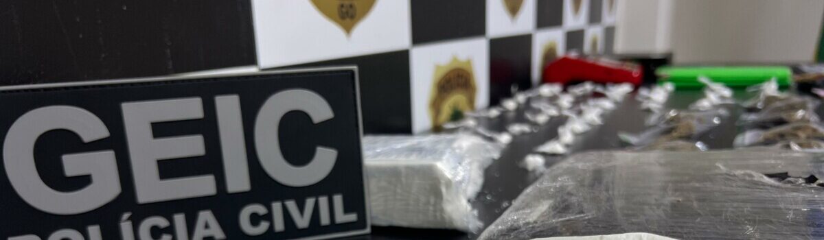 Operação Narke: PCGO desarticula ponto de tráfico de drogas que funcionava perto de escola em Valparaíso