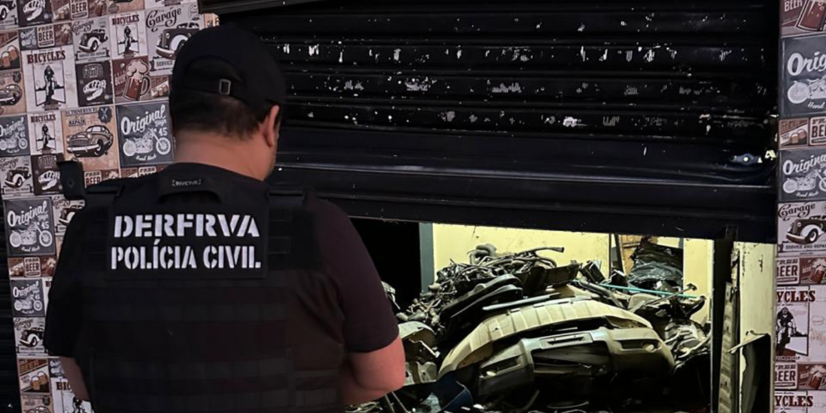 PCGO desmantela associação criminosa que desmontava veículos furtados para revenda de peças