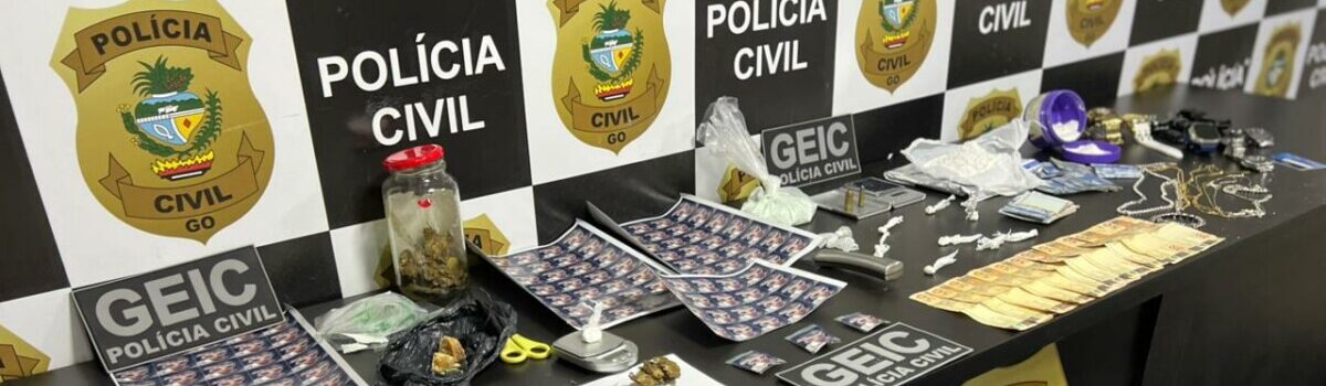 PCGO deflagra operação para fazer cessar pontos de tráfico de drogas próximos a colégios em Cidade Ocidental