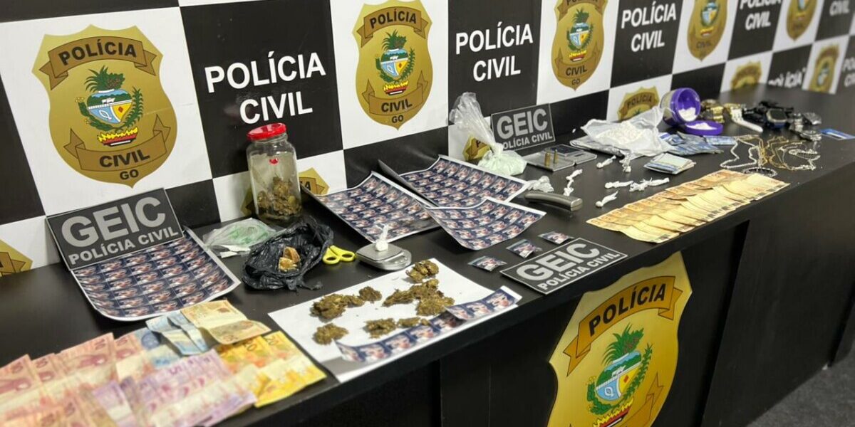 PCGO deflagra operação para fazer cessar pontos de tráfico de drogas próximos a colégios em Cidade Ocidental