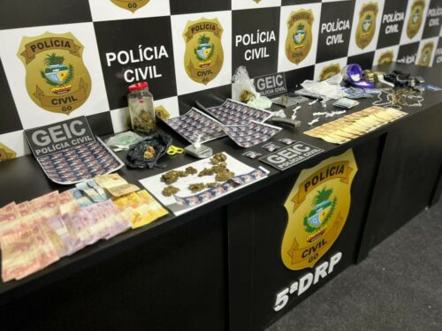 PCGO deflagra operação para fazer cessar pontos de tráfico de drogas próximos a colégios na Cidade Ocidental GO.