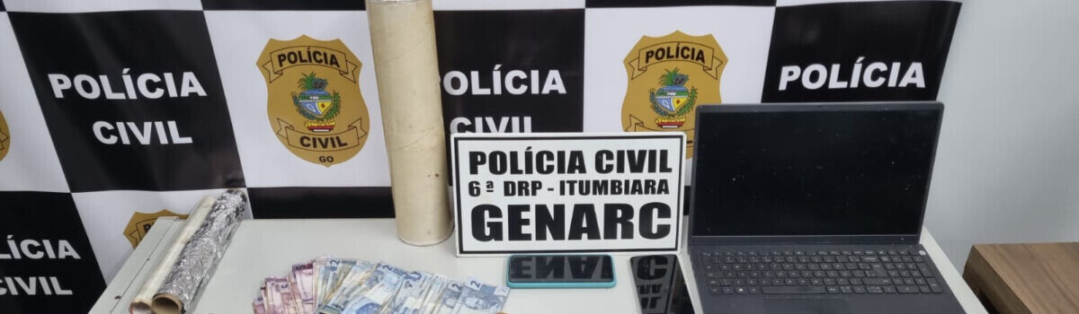 PCGO desarticula ponto de venda de drogas a menos de 100 metros de escola em Itumbiara