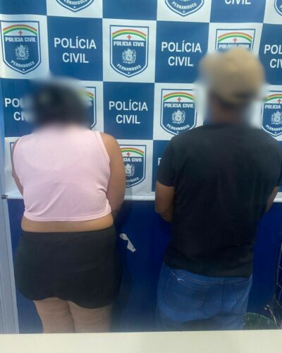 PCGO e PCPE prendem padrasto por estupro de vulnerável e mãe por omissão; casal estava foragido em Pernambuco