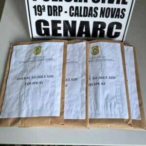 PCGO em operação integrada combate tráfico de drogas e desmonta pontos de consumo em Caldas Novas