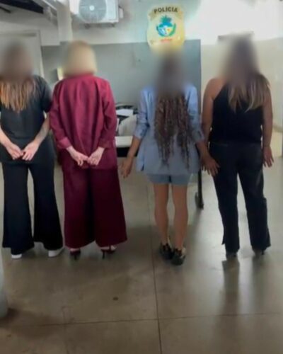 PCGO prende quatro mulheres suspeitas de aplicar golpe do “book fotográfico” em Goiânia