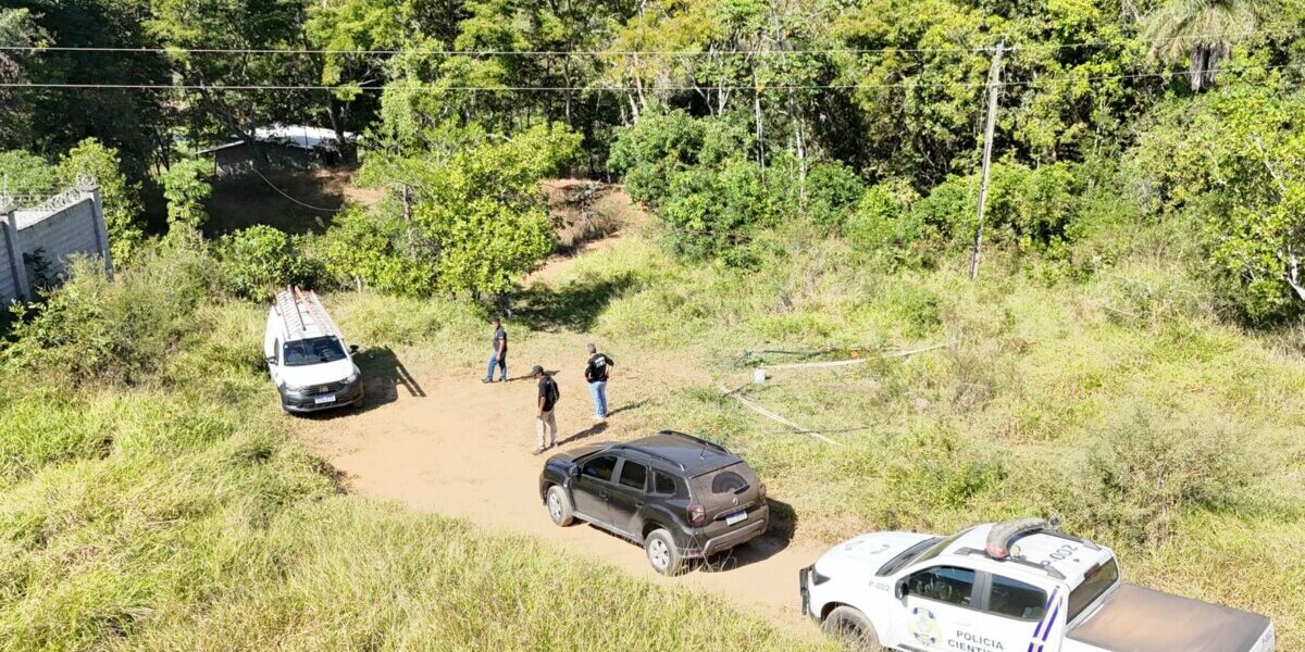 Polícia Civil prende mãe e filho suspeitos de furto de energia elétrica em hotel fazenda de Hidrolândia