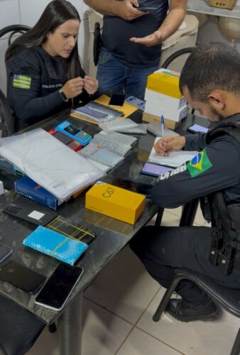 “Sinal Cortado” PCGO deflagra operação resulta em prisão por receptação qualificada e apreensão de 31 celulares
