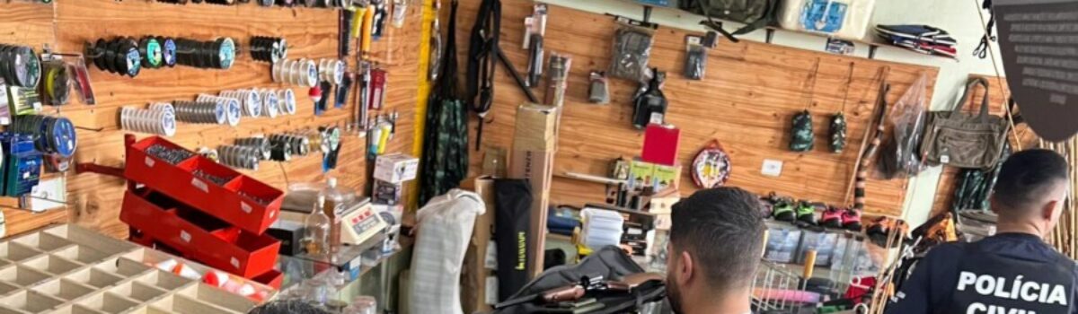 Operação Desarme: PCGO apreende 14 armas de fogo e prende 6 pessoas por porte ilegal de armas no sudoeste goiano
