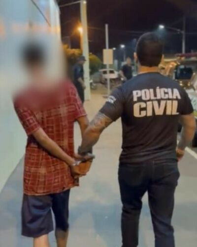 PCGO prende homem por violência doméstica, ameaças e extorsão contra sua própria mãe em Uruaçu