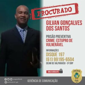 Polícia Civil cumpre busca e apreensão e procura por líder religioso suspeito de estupro contra adolescente em Valparaíso