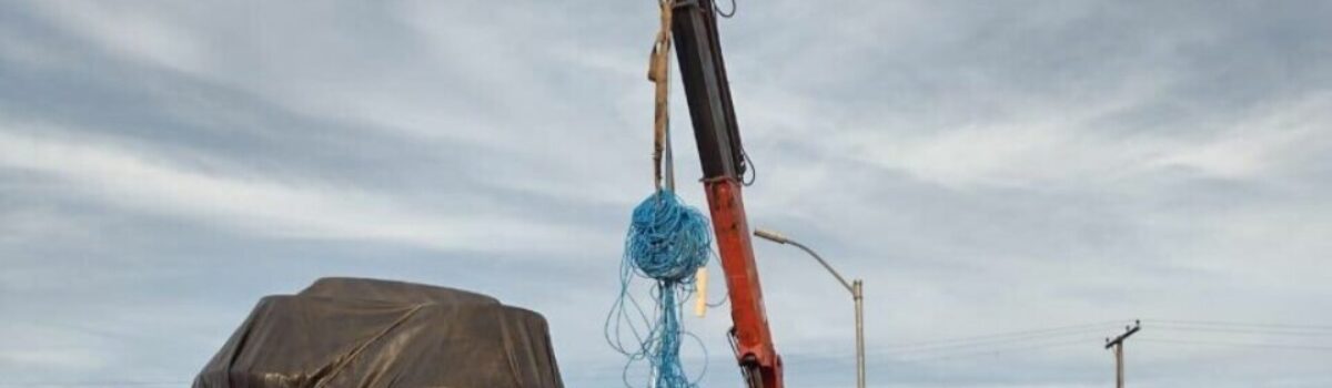 Polícia Civil recupera carga de bobinas de fio de cobre furtas na BR-153, em Aparecida de Goiânia