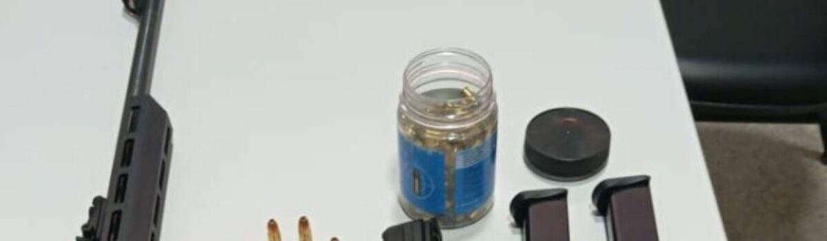 PCGO apreende, na casa de investigado, diversas armas e munições de uso restrito, em Nova Glória