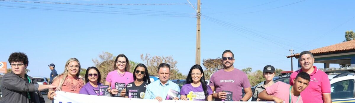 Forças de Segurança e Prefeitura de Planaltina fazem blitz educativa contra a violência doméstica à mulher