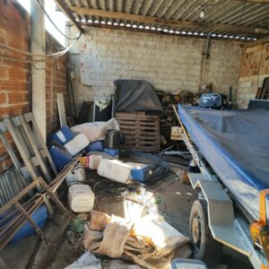 PCGO cumpre mandado de busca em ponto de receptação de cabos furtados em Caldas Novas