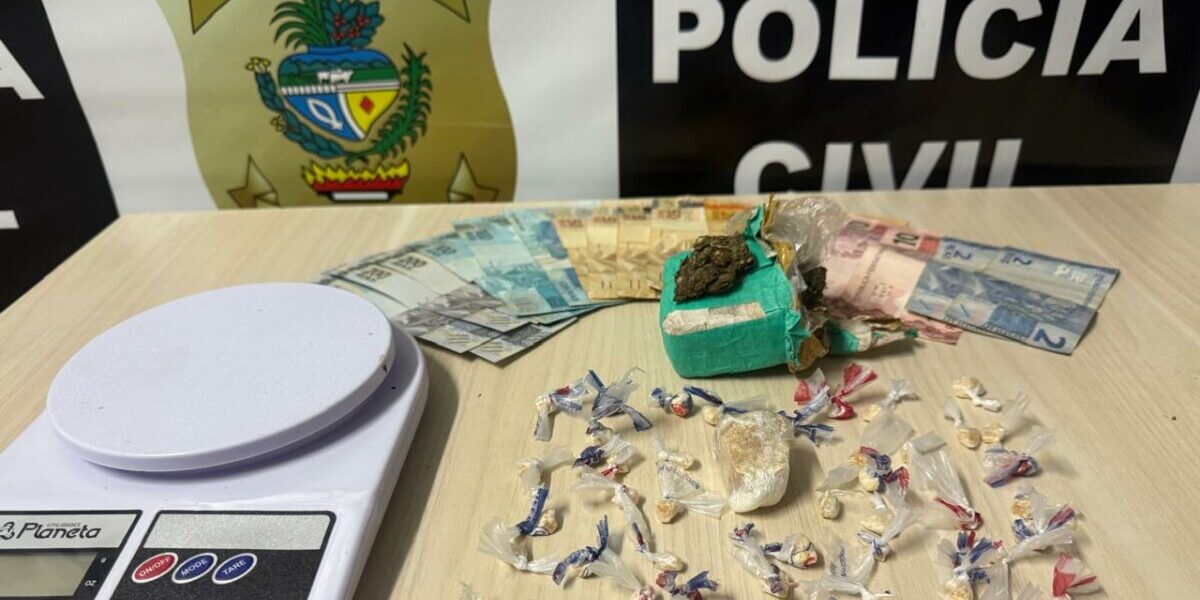 PCGO deflagra operação “Tifon” e prende homem por tráfico de drogas