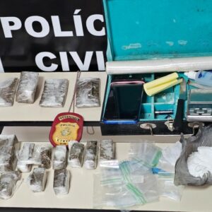 PCGO desarticula ‘boca de fumo’ e prende traficante interestadual com grande quantidade de drogas em Vianápolis
