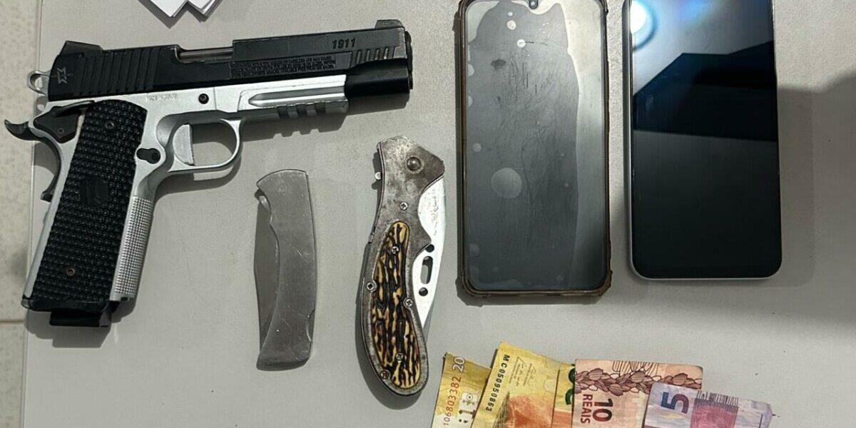 PCGO e PMGO prendem homem em flagrante por tráfico de drogas em Campos Belos