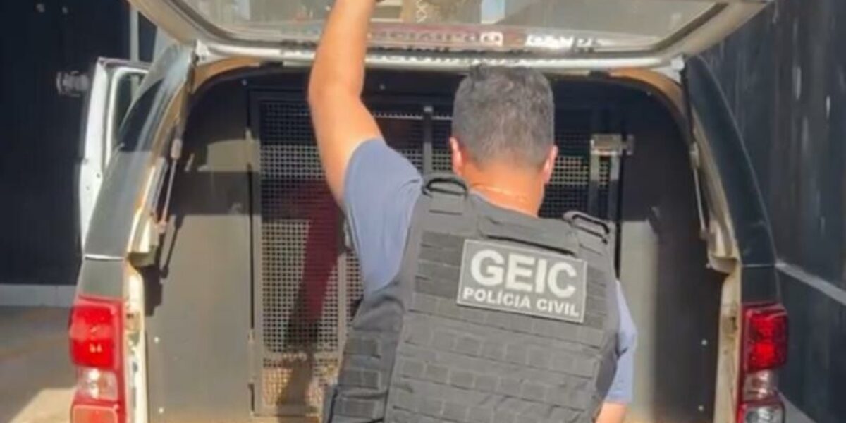 PCGO prende em Luziânia homem condenado por série de roubos à mão armada