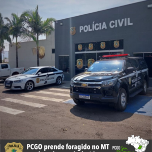 PCGO prende foragido no MT condenado a mais de 18 anos por diversos crimes