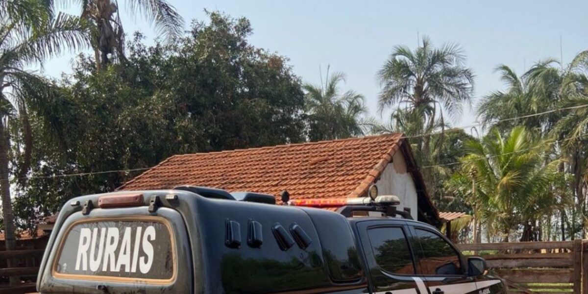 PCGO prende homem envolvido em roubo em propriedade rural de Abadiânia
