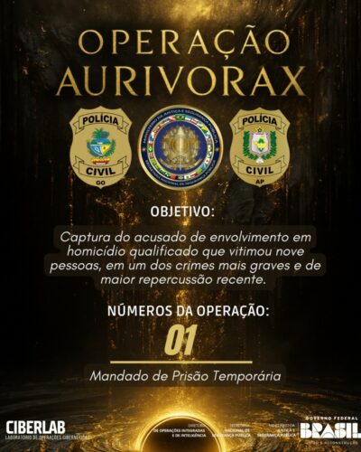 PCGO prende no DF mandante de chacina ocorrida no Amapá