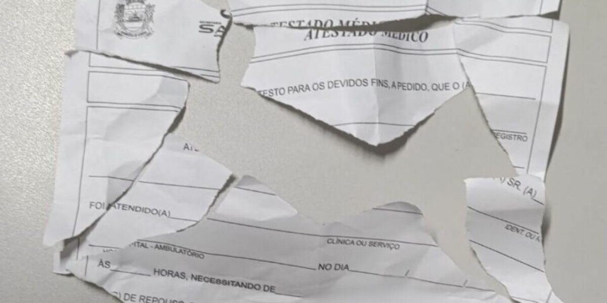 PCGO prende funcionário de UPA por venda ilegal de atestados médicos, em Aparecida de Goiânia