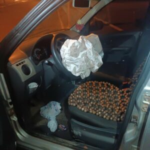 Polícia Civil prende motorista em flagrante por dirigir embriagado e colidir com caminhão, em Jataí