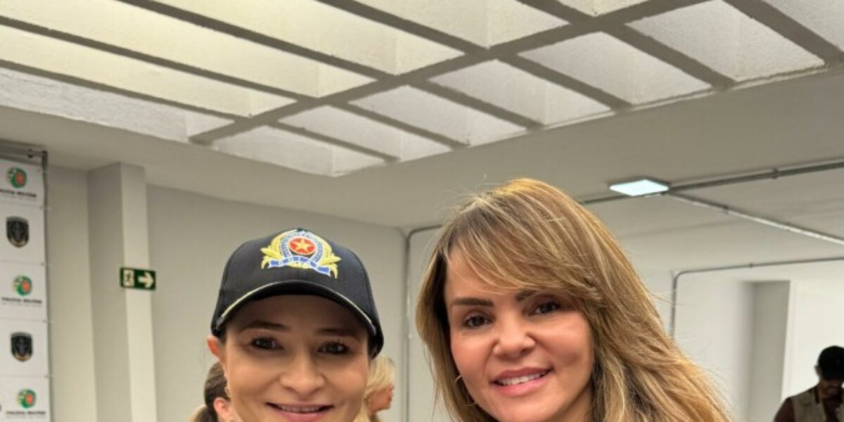 Titular da Deaem é homenageada durante inauguração da nova sede do Batalhão Maria da Penha em Goiânia