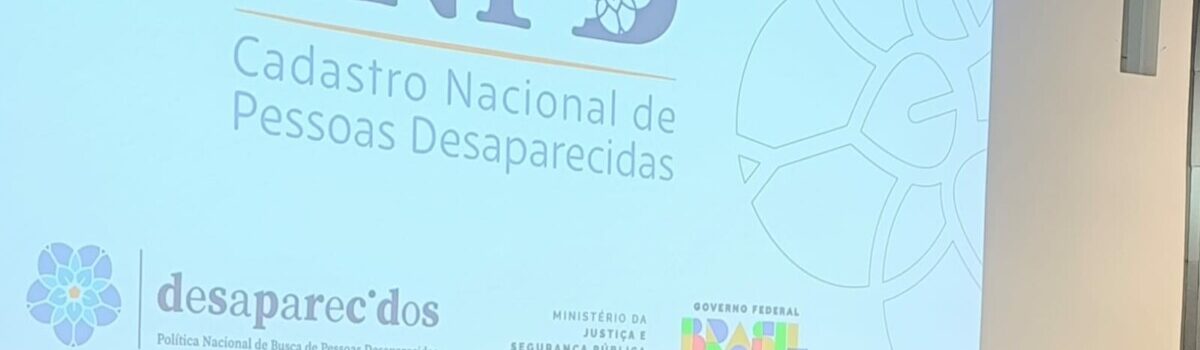 Polícia Civil de Goiás participa do lançamento do Cadastro Nacional de Pessoas Desaparecidas, em Brasília