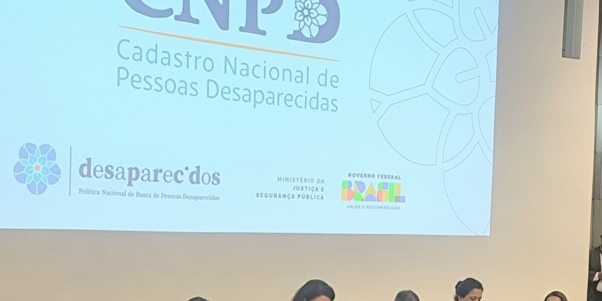 Polícia Civil de Goiás participa do lançamento do Cadastro Nacional de Pessoas Desaparecidas, em Brasília