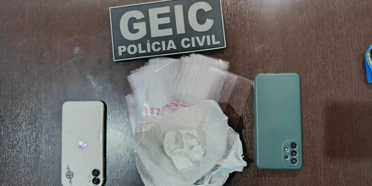 Dupla é presa pela PCGO na rodovia GO-060 por tráfico de drogas