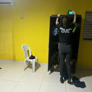 PCGO apreende munições e droga durante cumprimento de mandado em Faina