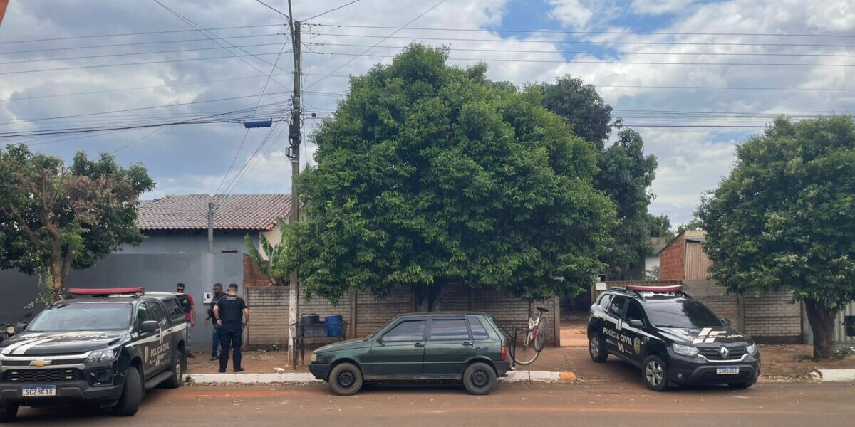 PCGO cumpre mandado de prisão temporária contra investigado por tráfico de drogas em Chapadão do Céu