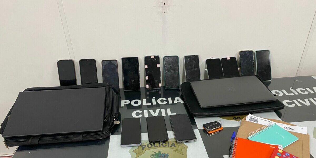 PCGO desarticula associação criminosa de São Paulo e impede golpe de R$ 41 milhões contra banco de Goiânia
